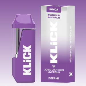 Klick 2G Disposable | Purple Royal | Indica