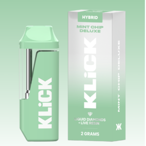 Klick Live Resin Disposable | Mint Chip Deluxe | Hybrid