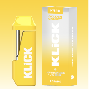 Klick Disposable Golden Canopy | Hybrid